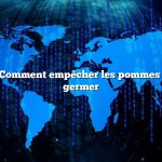 Question : Comment empêcher les pommes de terre de germer